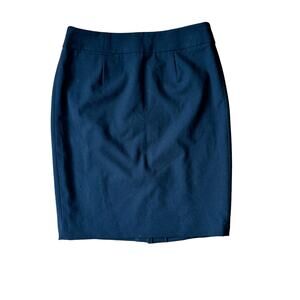 Calvin Klein Classic Timeless Black pencil skirt lined rear zipper size 2 Petite